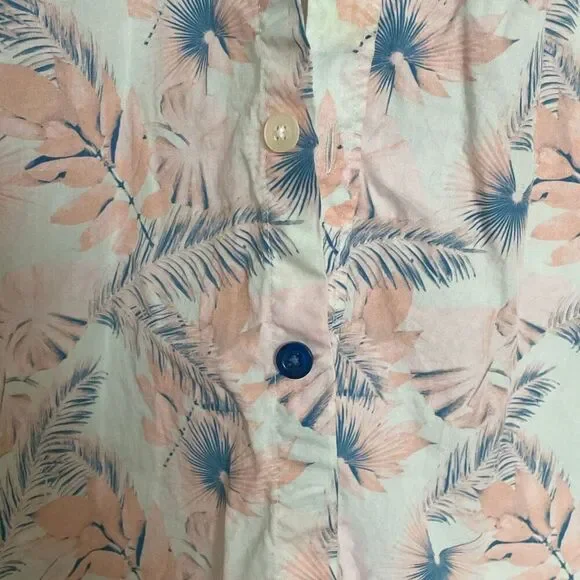 Pullin Pull-in tropical Hawaiian vacation button down short sleeve shirt size M - Picture 13 of 16